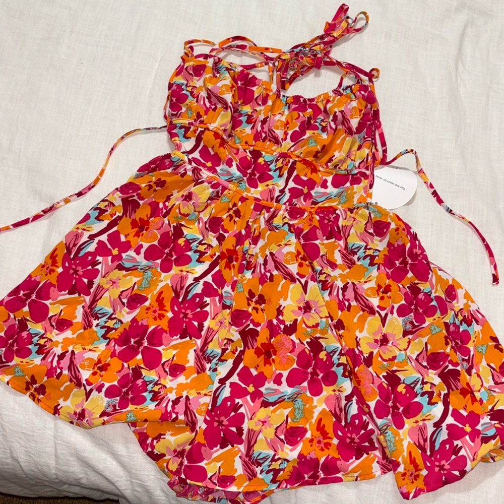 SHEIN floral romper